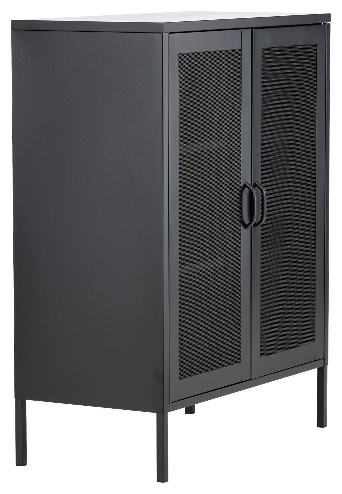 SIDEBOARD  in 80/101.5/40 cm  - Schwarz, Design, Metall (80/101.5/40cm) - Livetastic