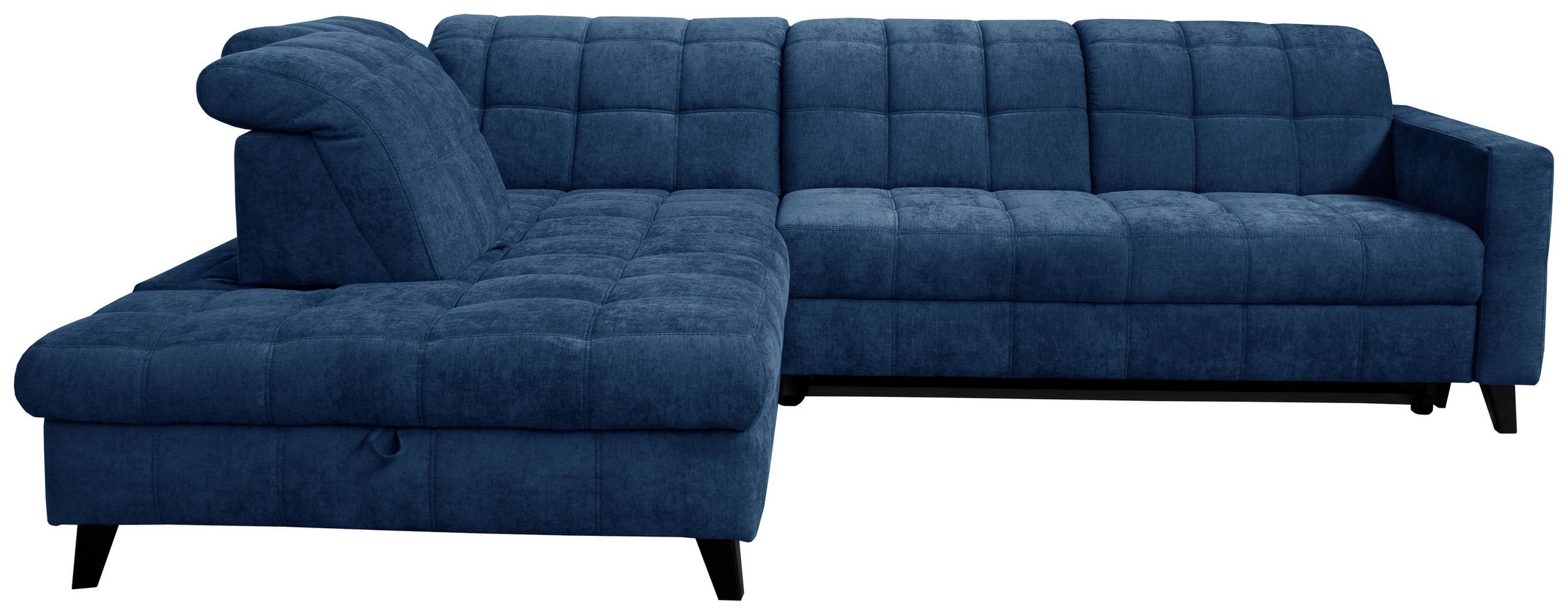 Xora ROHOVÁ SEDACIA SÚPRAVA, textil, modrá