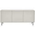 SIDEBOARD  172,2/75/40 cm  - Kaschmir/Schwarz, KONVENTIONELL, Holzwerkstoff/Metall (172,2/75/40cm) - Xora