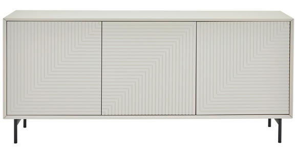SIDEBOARD  172,2/75/40 cm  - Kaschmir/Schwarz, KONVENTIONELL, Holzwerkstoff/Metall (172,2/75/40cm) - Xora