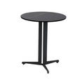 BEISTELLTISCH 40/40/45 cm Schwarz rund  - Schwarz, Design, Glas/Keramik (40/40/45cm) - Novel