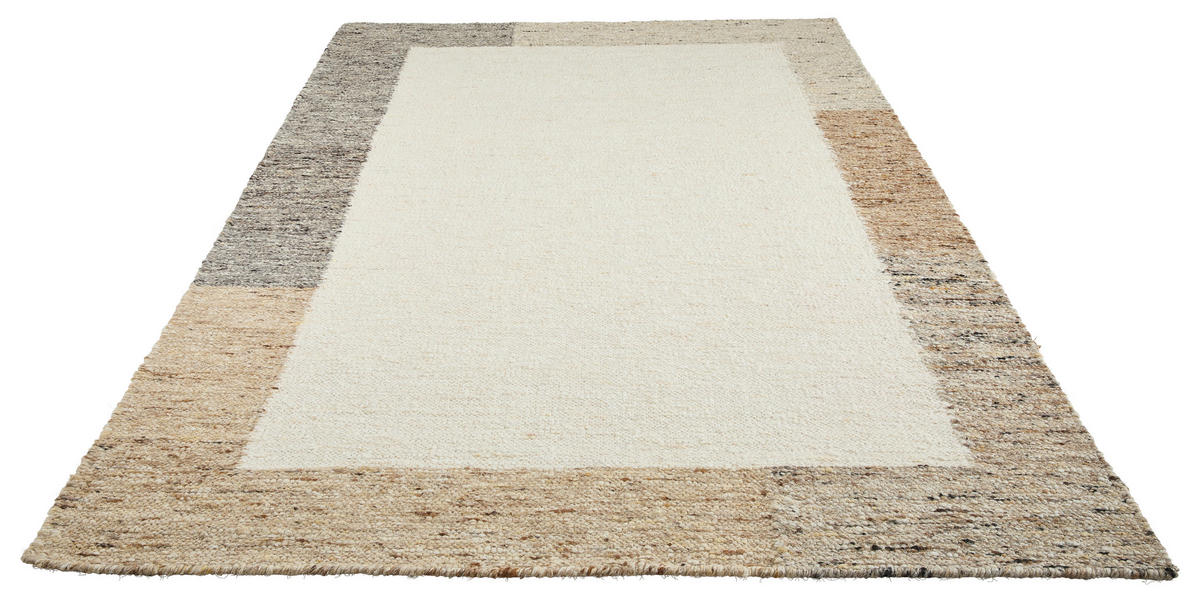 HANDWEBTEPPICH 130/190 cm Creme, Multicolor  - Multicolor/Creme, Natur, Textil (130/190cm) - Linea Natura
