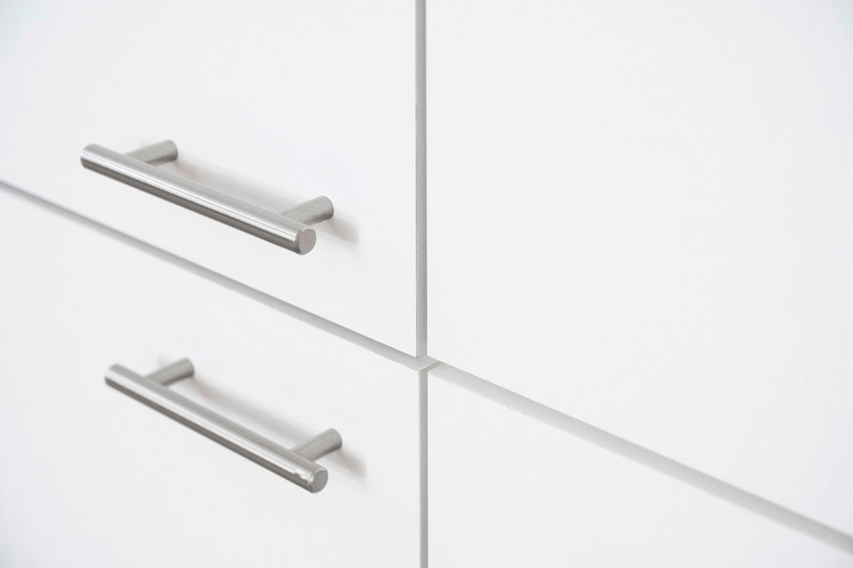 HÖRNKÖK 310/172 cm  i grå, vit  - stålfärgad/vit, Basics, metall/trämaterial (310/172cm) - Respekta