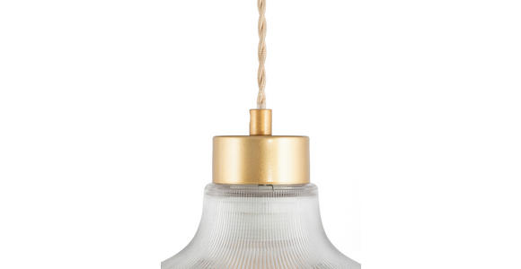 HÄNGELEUCHTE 24,5/117 cm - Klar, Trend, Glas/Metall (24,5/117cm) - Novel