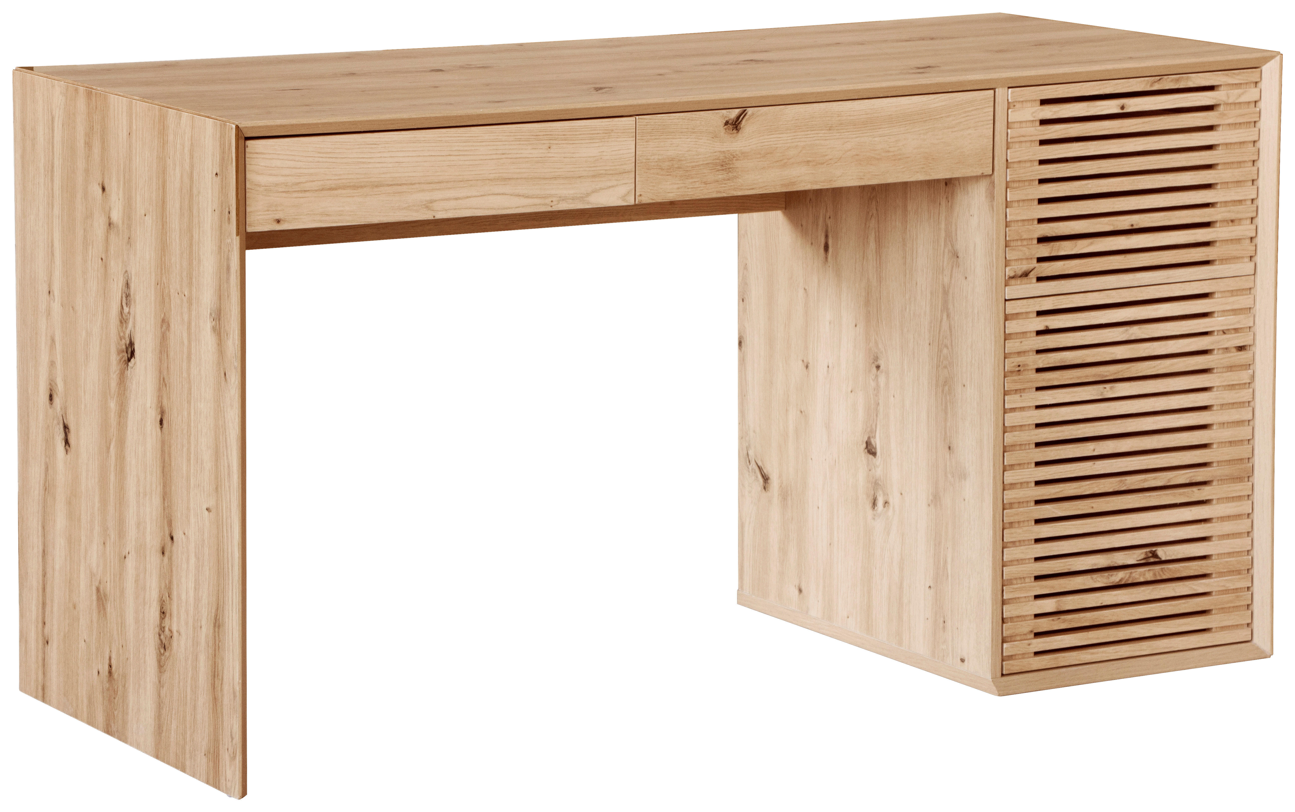 PSACÍ STŮL, dub artisan, 140/75/60 cm - dub artisan, Design, kompozitní dřevo (140/75/60cm) - Hom`in