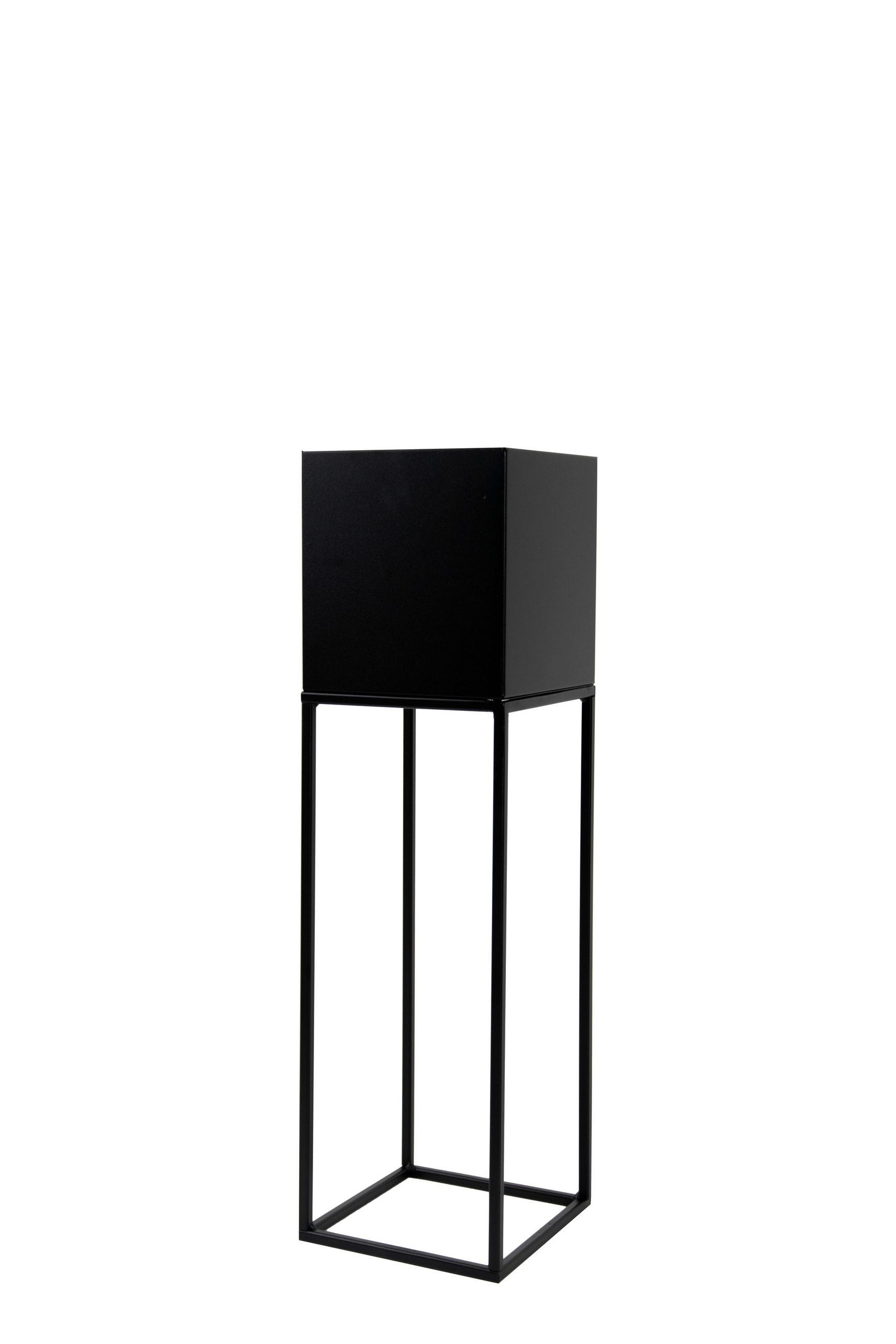 BLUMENSTÄNDER in Metall  - Schwarz, Basics, Metall (19/67/19cm)