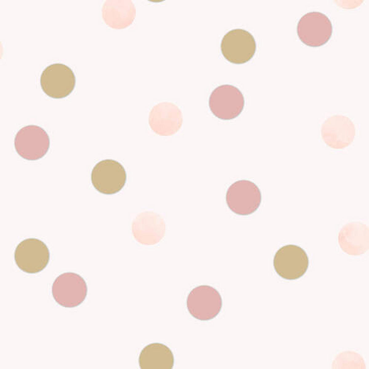 NON WOVEN-TAPET 52/1000 cm  - ljusrosa/multicolor, Basics, papper/plast (52/1000cm)