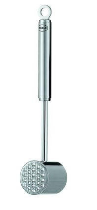 FLEISCHKLOPFER  - Grau Hochglanz, Basics, Metall (27,5/6/6cm) - Rösle