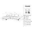 ECKSOFA in Webstoff Blaugrau  212/315 cm  - Blaugrau/Schwarz, Design, Textil/Metall (212/315cm) - Carryhome