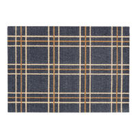 OTIRAČ ZA OBUĆU 50/70 cm   - siva/tamnonarandžasta, Osnovno, tekstil (50/70cm)