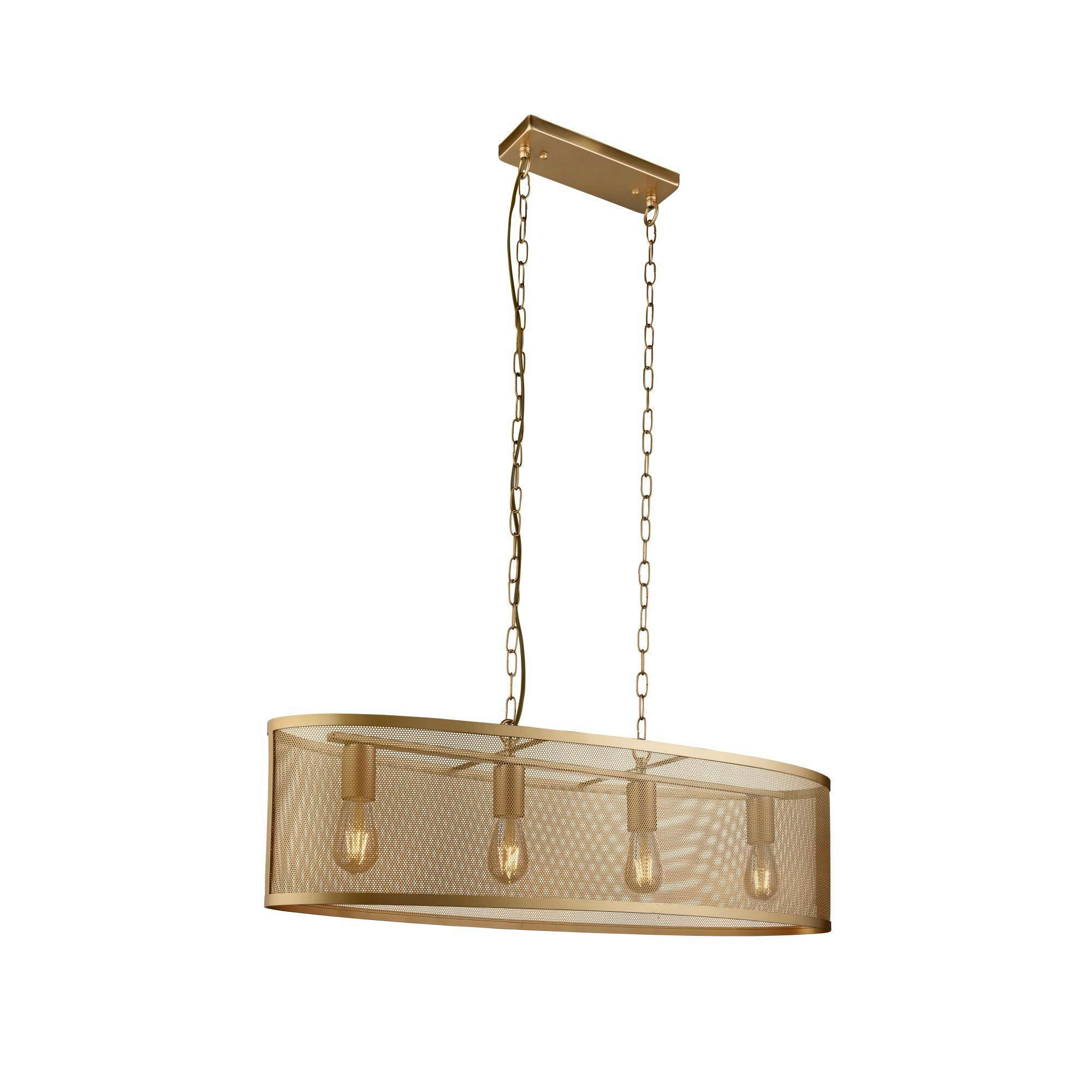 HÄNGELEUCHTE 91/30/150 cm  - Goldfarben, LIFESTYLE, Metall (91/30/150cm)