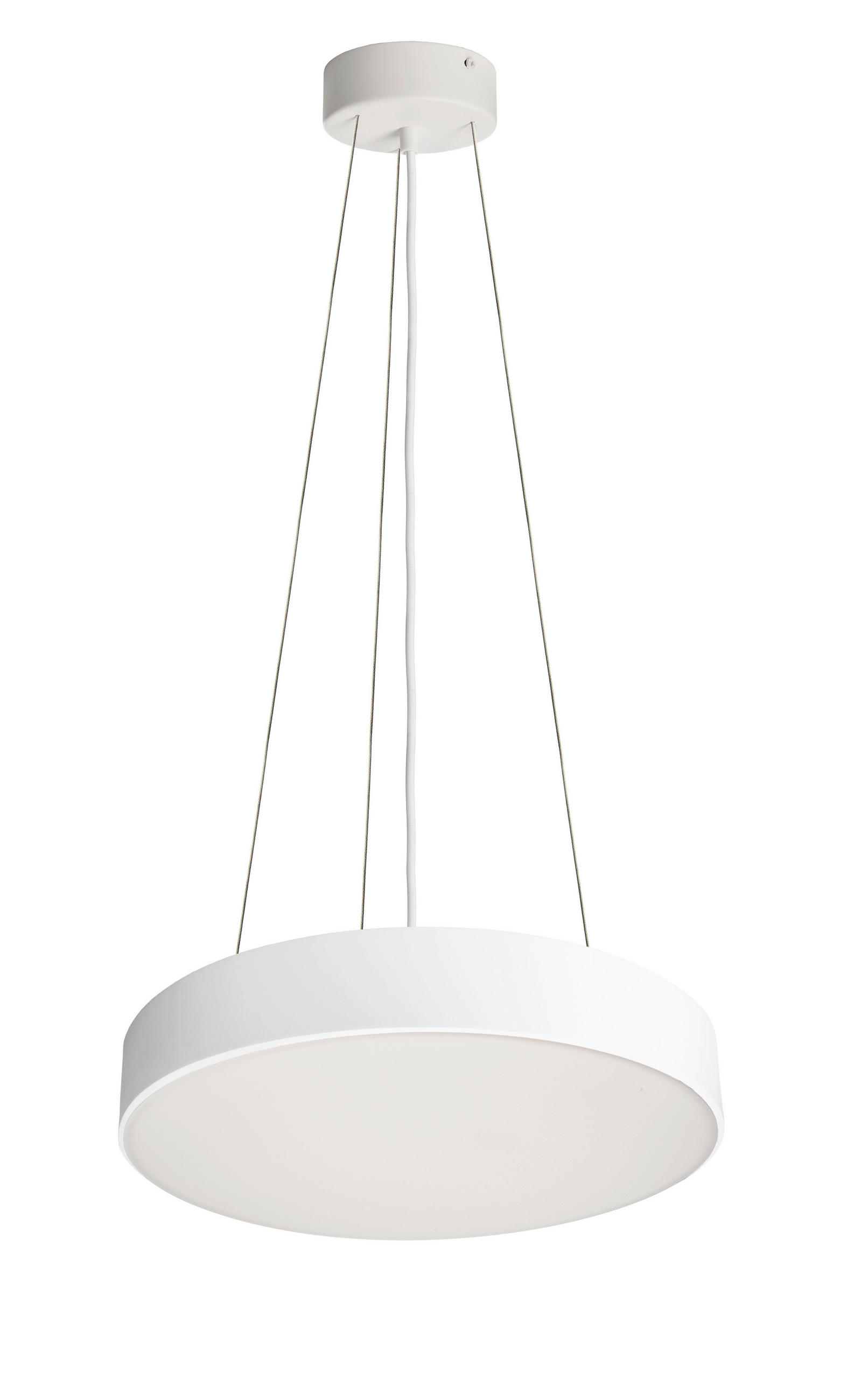 LED-HÄNGELEUCHTE Menkar 40/40/220 cm   - Weiß, KONVENTIONELL, Metall (40/40/220cm)
