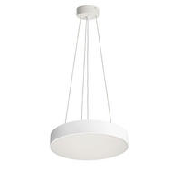 LED-HÄNGELEUCHTE Menkar 40/40/220 cm   - Weiß, KONVENTIONELL, Metall (40/40/220cm)