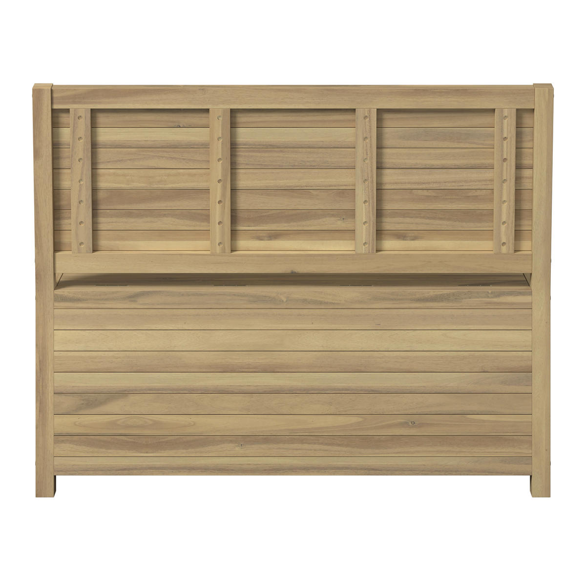 GARTENBANK 120/90/58 cm  in Akaziefarben  - Akaziefarben, ROMANTIK / LANDHAUS, Holz (120/90/58cm) - Ambia Garden