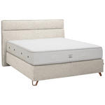 BOXSPRINGBETT 180/200 cm  in Beige  - Beige/Kupferfarben, KONVENTIONELL, Textil/Metall (180/200cm) - Ambiente