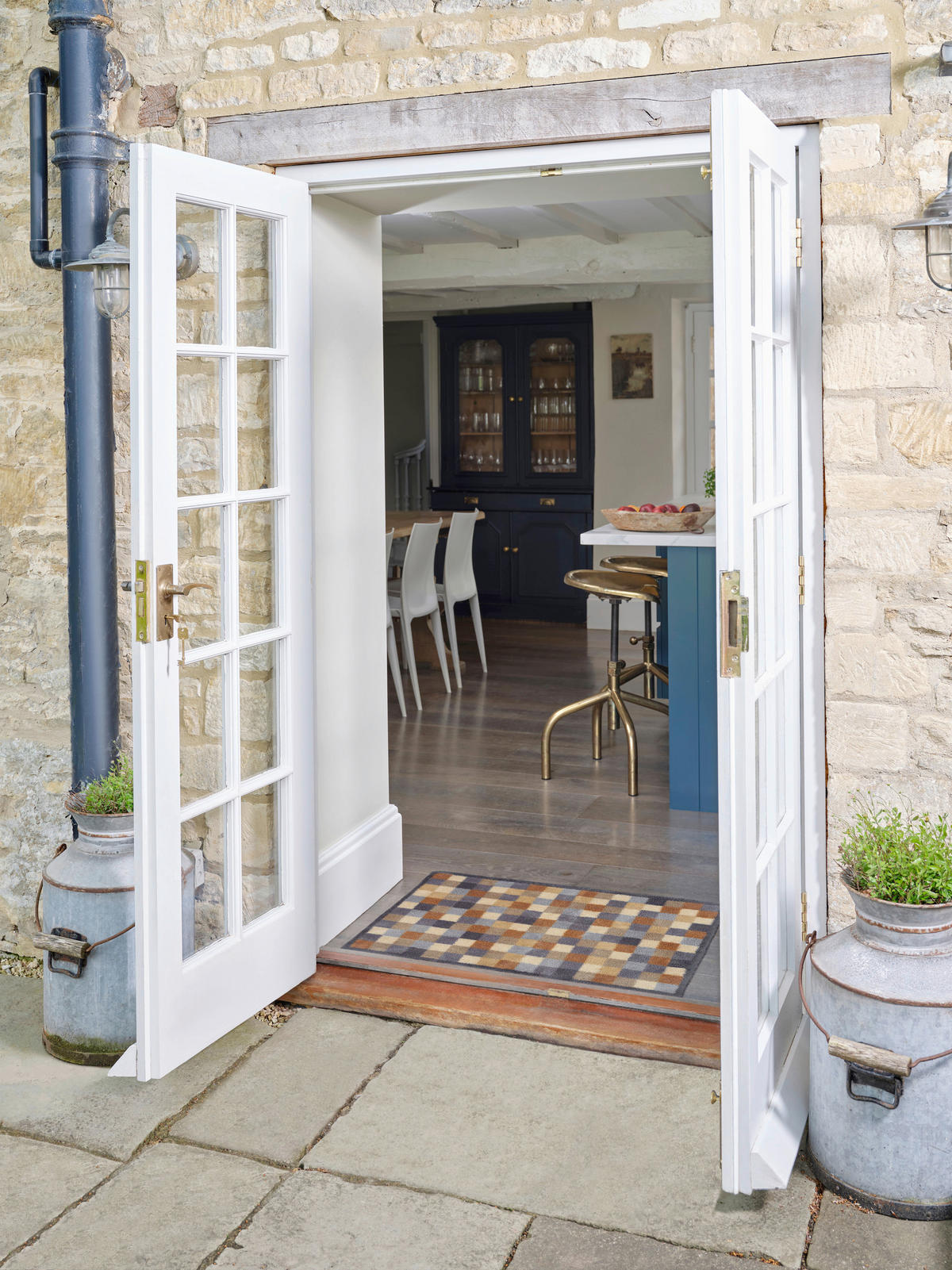 LÄUFER 60/85 cm Neutral Squares Beige  - Beige, Design, Kunststoff/Textil (60/85cm) - wash+dry