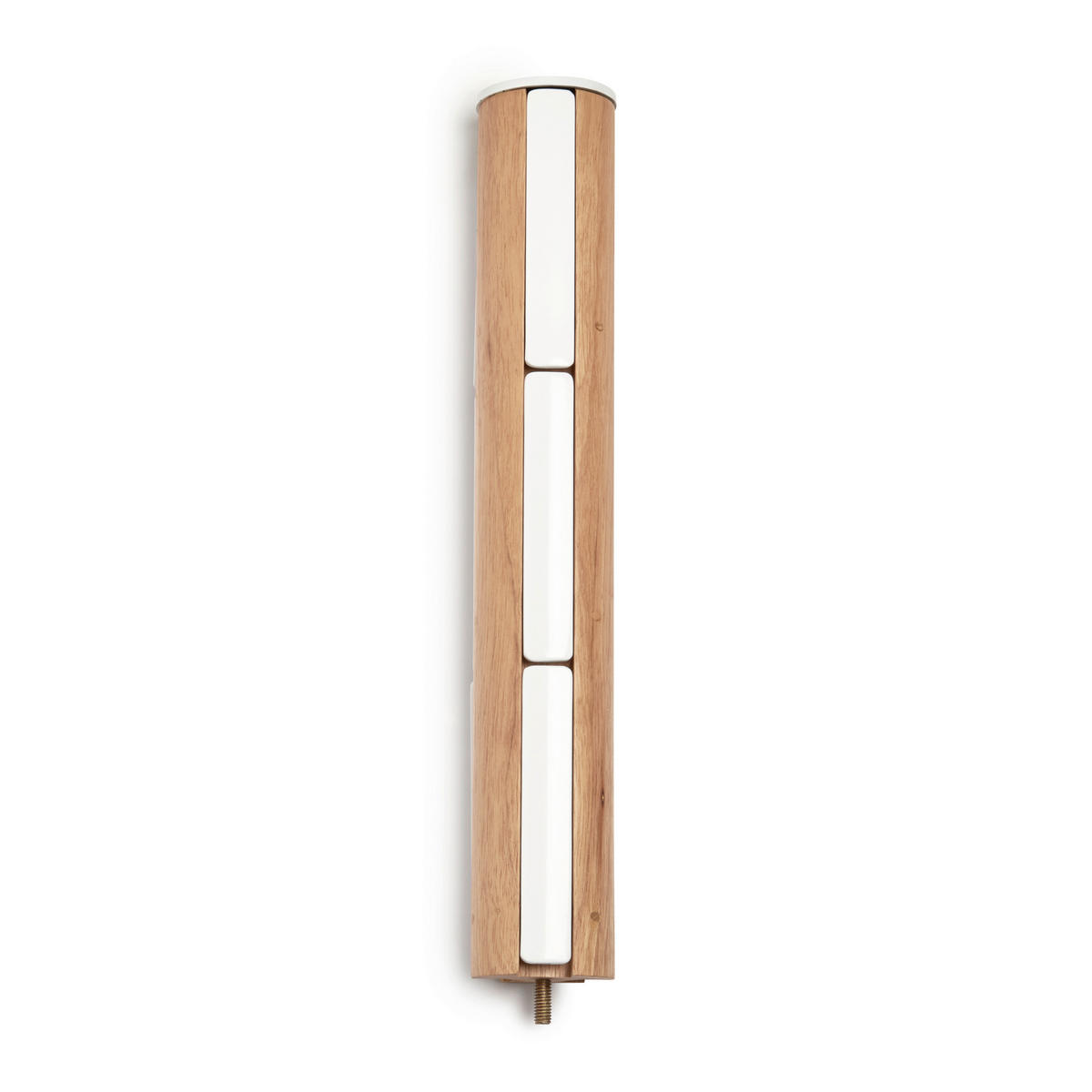 ŠATNÍ STOJAN - bílá/přírodní barvy, Basics, dřevo (40/168/40cm) - Umbra