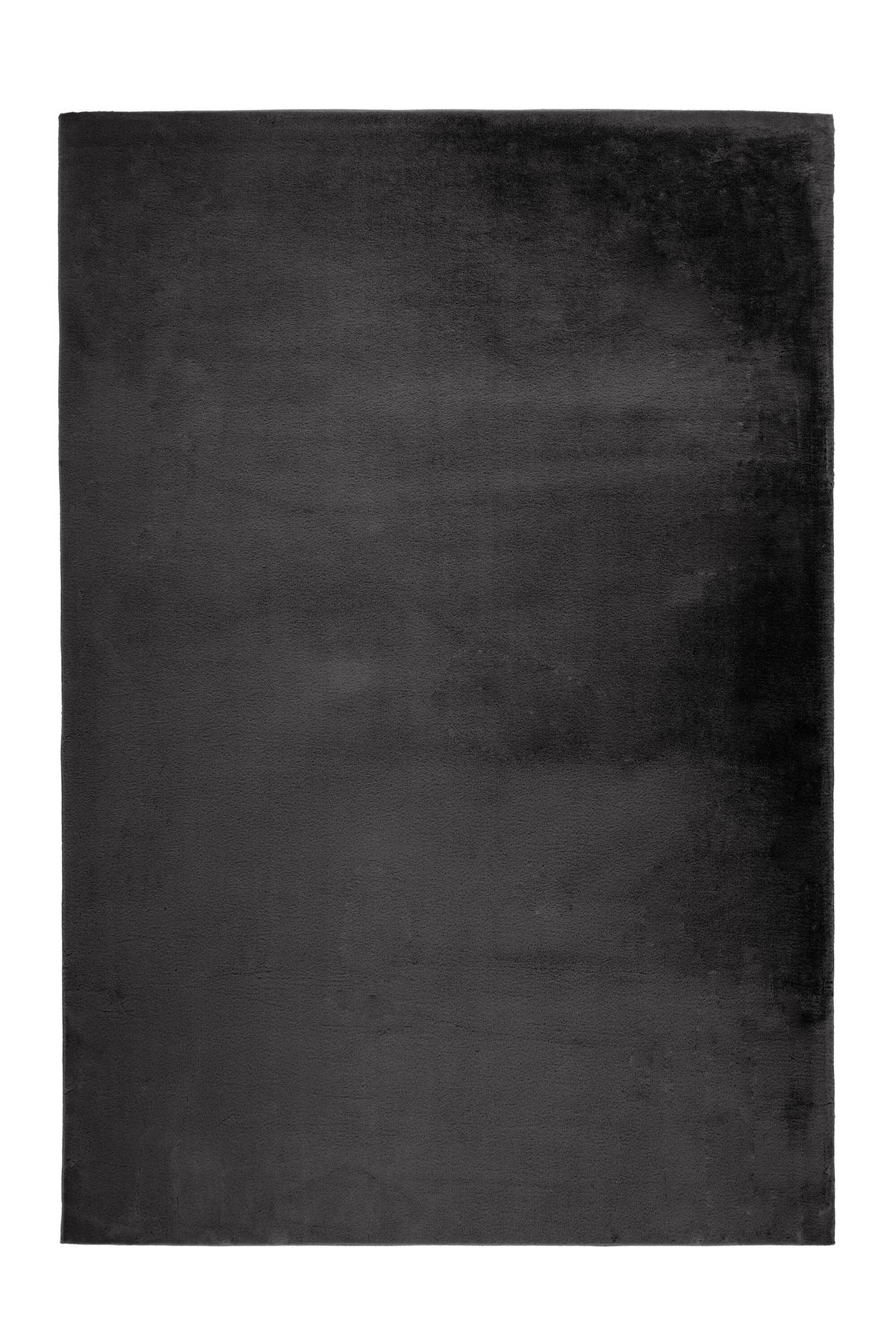 HOCHFLORTEPPICH 160/230 cm Graphitfarben  - Graphitfarben, Basics, Textil (160/230cm) - Kayoom