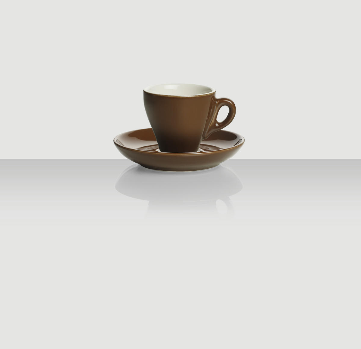 ESPRESSO CSÉSZE ÉS CSÉSZEALJ  - barna, Basics, kerámia - Novel