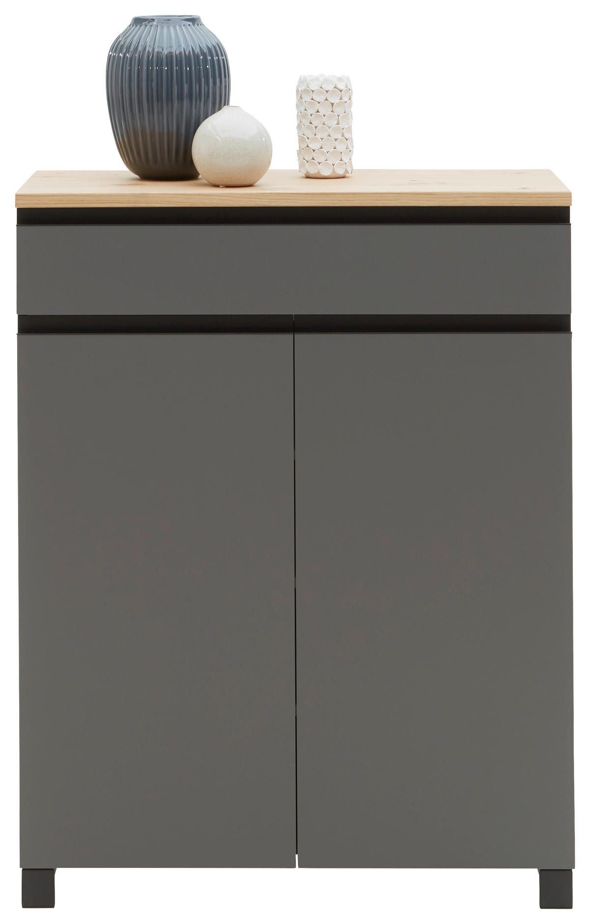 GARDEROBE 4-teilig  in 180/193/40 cm  - Eichefarben/Anthrazit, Design, Holz/Holzwerkstoff (180/193/40cm) - Dieter Knoll