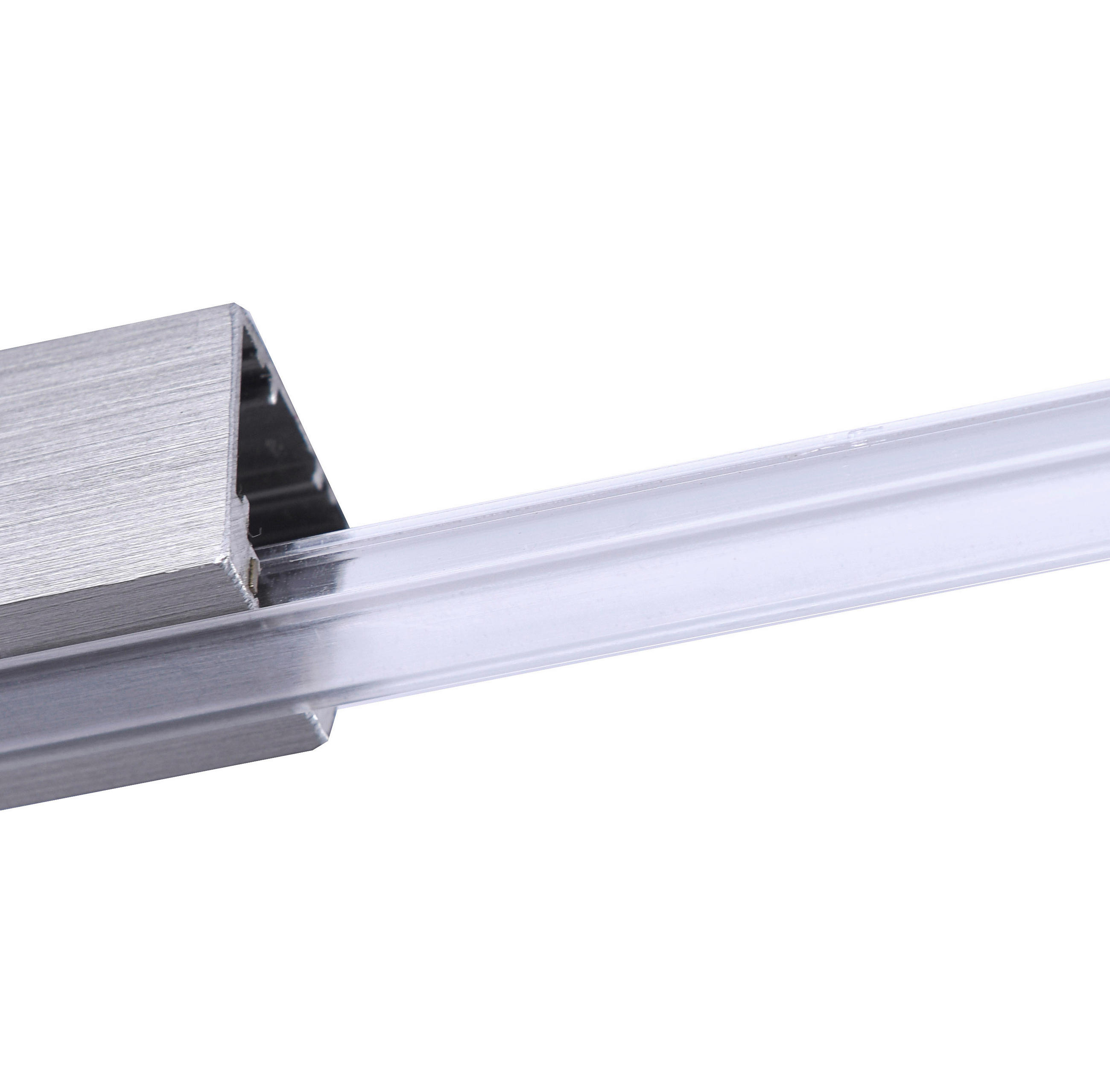 SCHIENENSYSTEM-ABDECKSCHIENE - Weiss, Basics, Kunststoff (100cm) - Fischer & Honsel