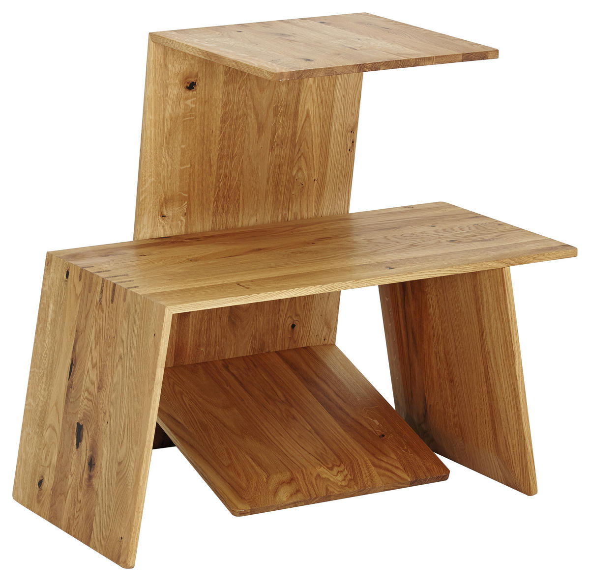 BEISTELLTISCH in Holz 76,6/38/37,6 cm  - Eichefarben, Design, Holz (76,6/38/37,6cm) - TEAM 7