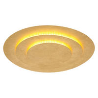 STROPNA LED-SVETILKA   //3000 K/230 V/ - zlate barve, Design, kovina (49/4,7cm) - Globo
