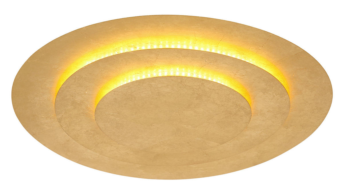 STROPNA LED-SVETILKA   //3000 K/230 V/ - zlate barve, Design, kovina (49/4,7cm) - Globo