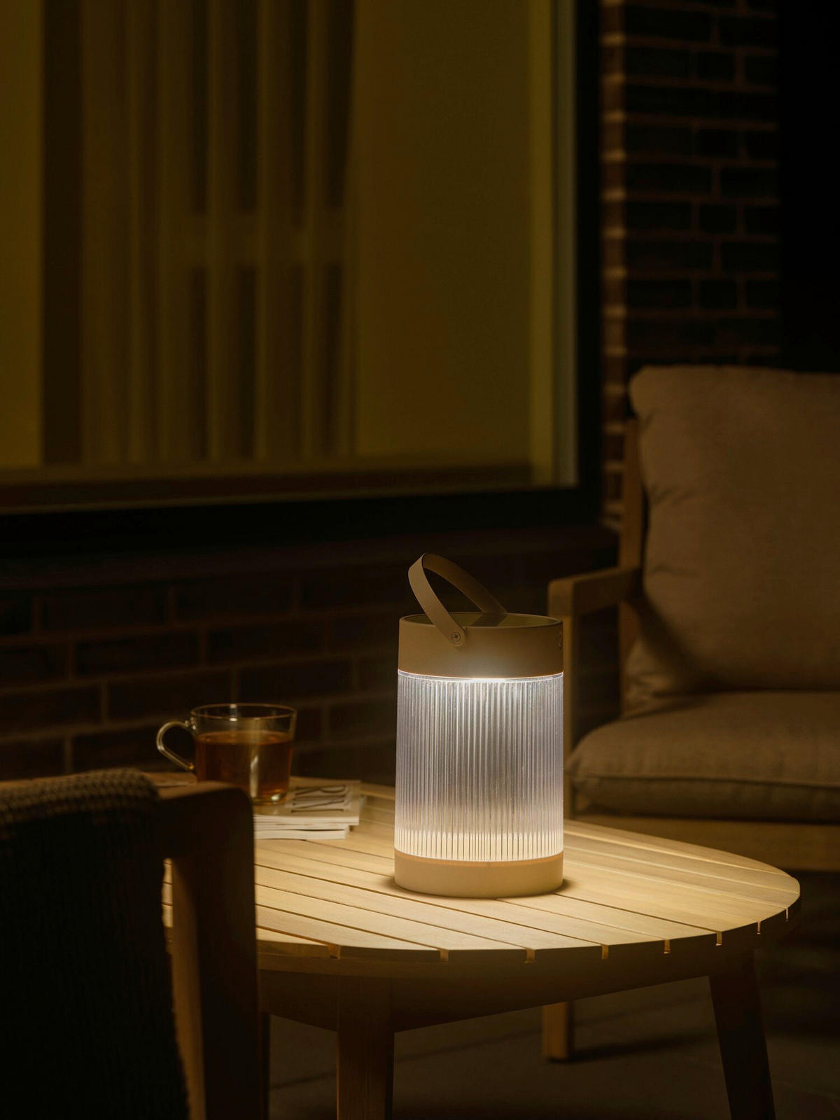 SOLARLEUCHTE 14/22 cm   - Sandfarben, Trend, Kunststoff (14/22cm) - Nordlux