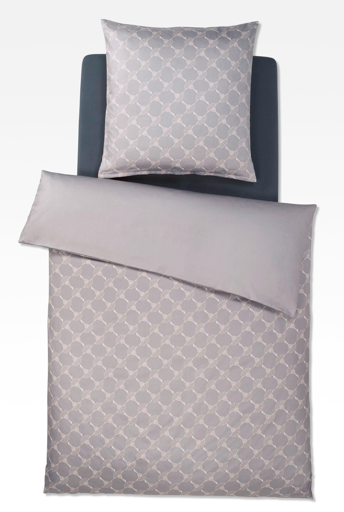 WENDEBETTWÄSCHE Cornflower Gradiant Makosatin 135/200 cm  - Sandfarben, Basics, Textil (135/200cm) - Joop!