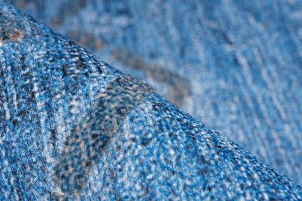 VINTAGE KOBEREC, 120/180 cm, modrá, zlatá - modrá/zlatá, Design, textil (120/180cm)