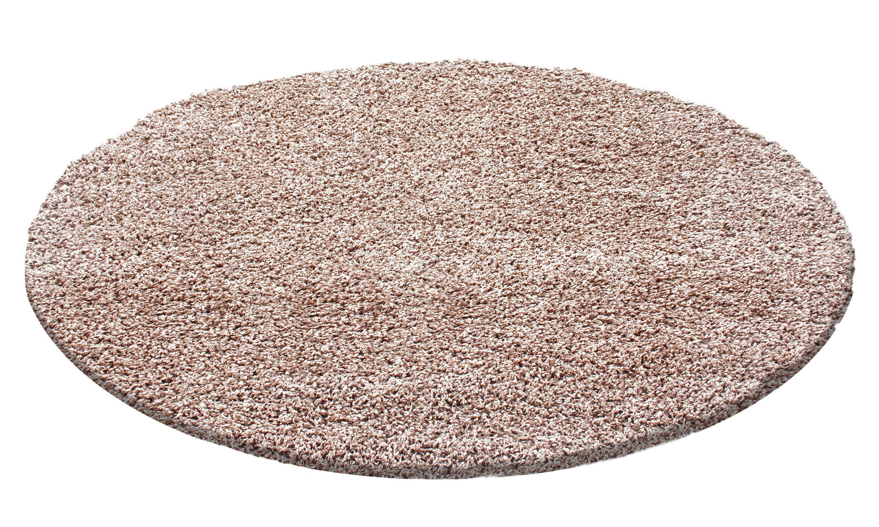 HOCHFLORTEPPICH 80 cm Life 1500 Braun, Beige  - Beige/Braun, Trend, Textil (80cm) - Novel