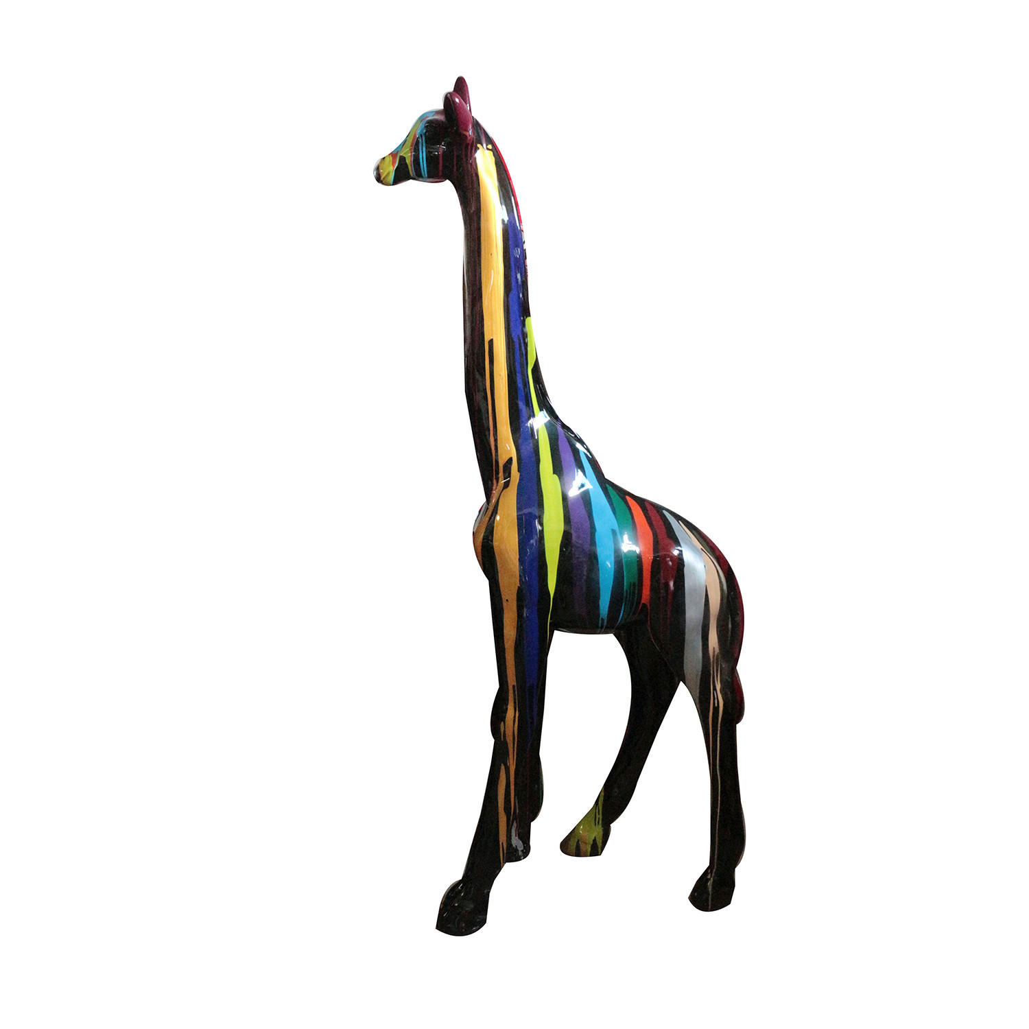 DEKOGIRAFFE - Multicolor, Trend, Kunststoff (96/198/40cm) - Ambia Home