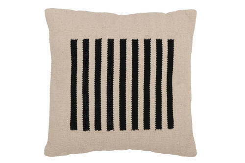 ZIERKISSEN  - Schwarz/Weiß, Basics, Textil (50/50/15cm)