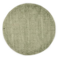 HANDWEBTEPPICH 140/140 cm Grün rund  - Grün, Basics, Textil (140/140cm) - Tom Tailor