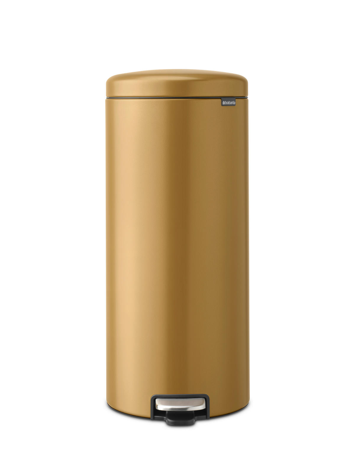 PEDÁLOS SZEMETES 30 l  - fekete/arany, Basics, műanyag/fém (30l) - Brabantia