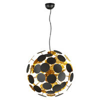 HÄNGELEUCHTE 54,0/150,0 cm  - Goldfarben/Schwarz, Design, Kunststoff/Metall (54,0/150,0cm) - Trio Leuchten