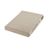 SPANNBETTTUCH Jersey  - Taupe, Basics, Textil (120-130/200-220cm) - Novel