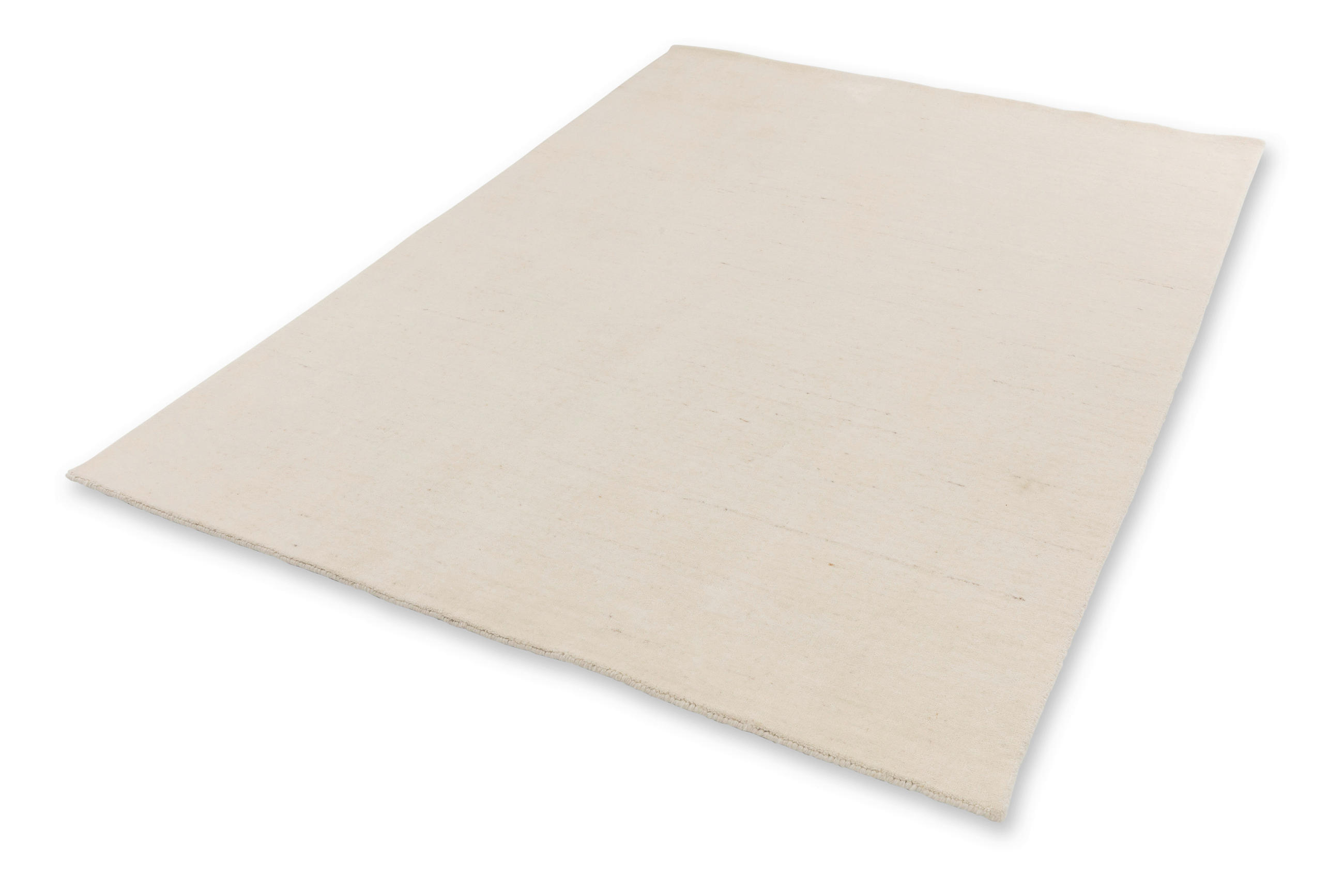 HANDWEBTEPPICH 70/140 cm Elara Weiß  - Weiß, KONVENTIONELL, Textil (70/140cm) - Schöner Wohnen