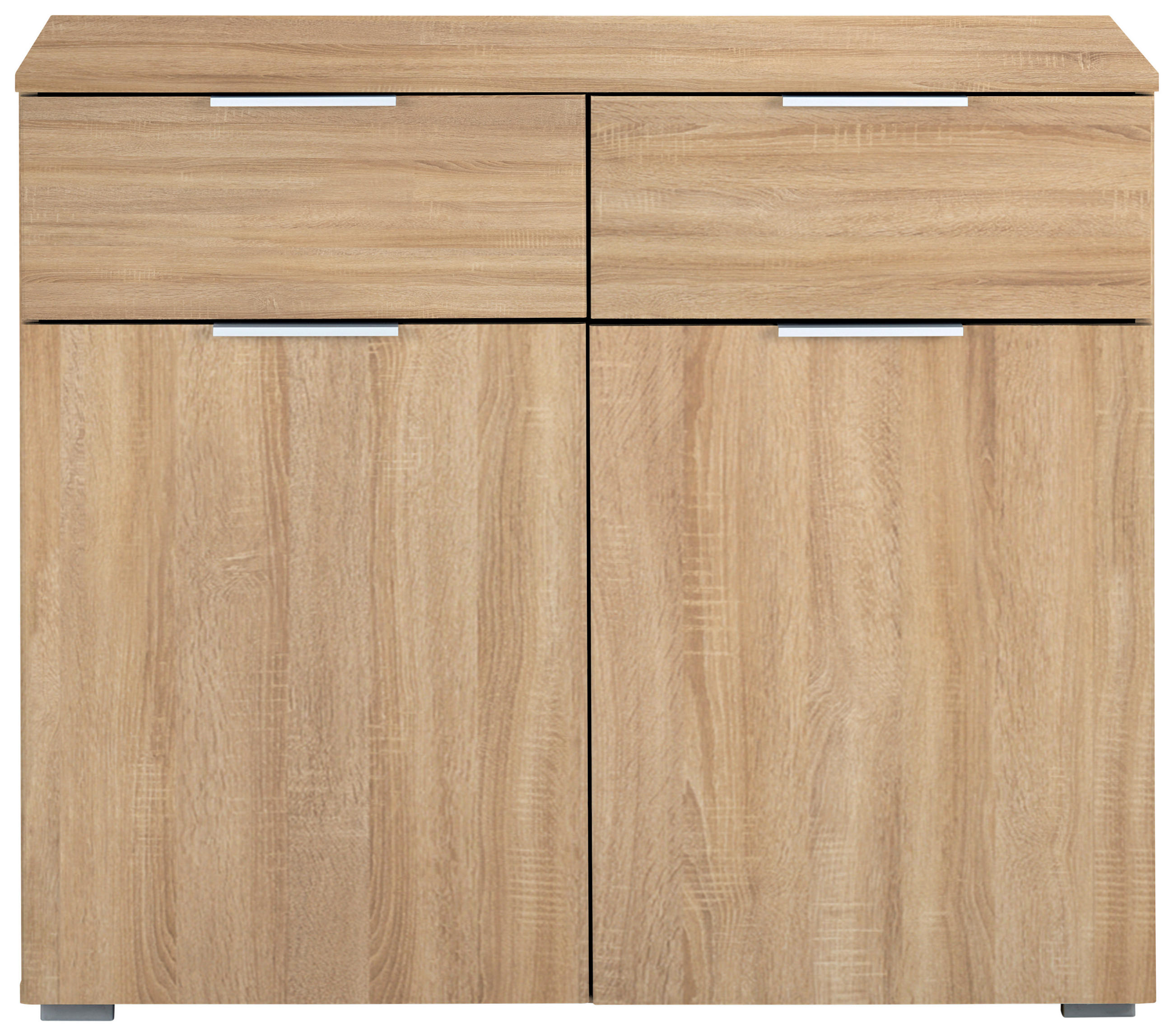 Thumbnail - Rauch Möbel Kommode Rauch Alabama, Sonoma Eiche, Holzwerkstoff, 2 Schublade(n) Schubladen, 80x81x42 cm, Blauer Engel, Go...