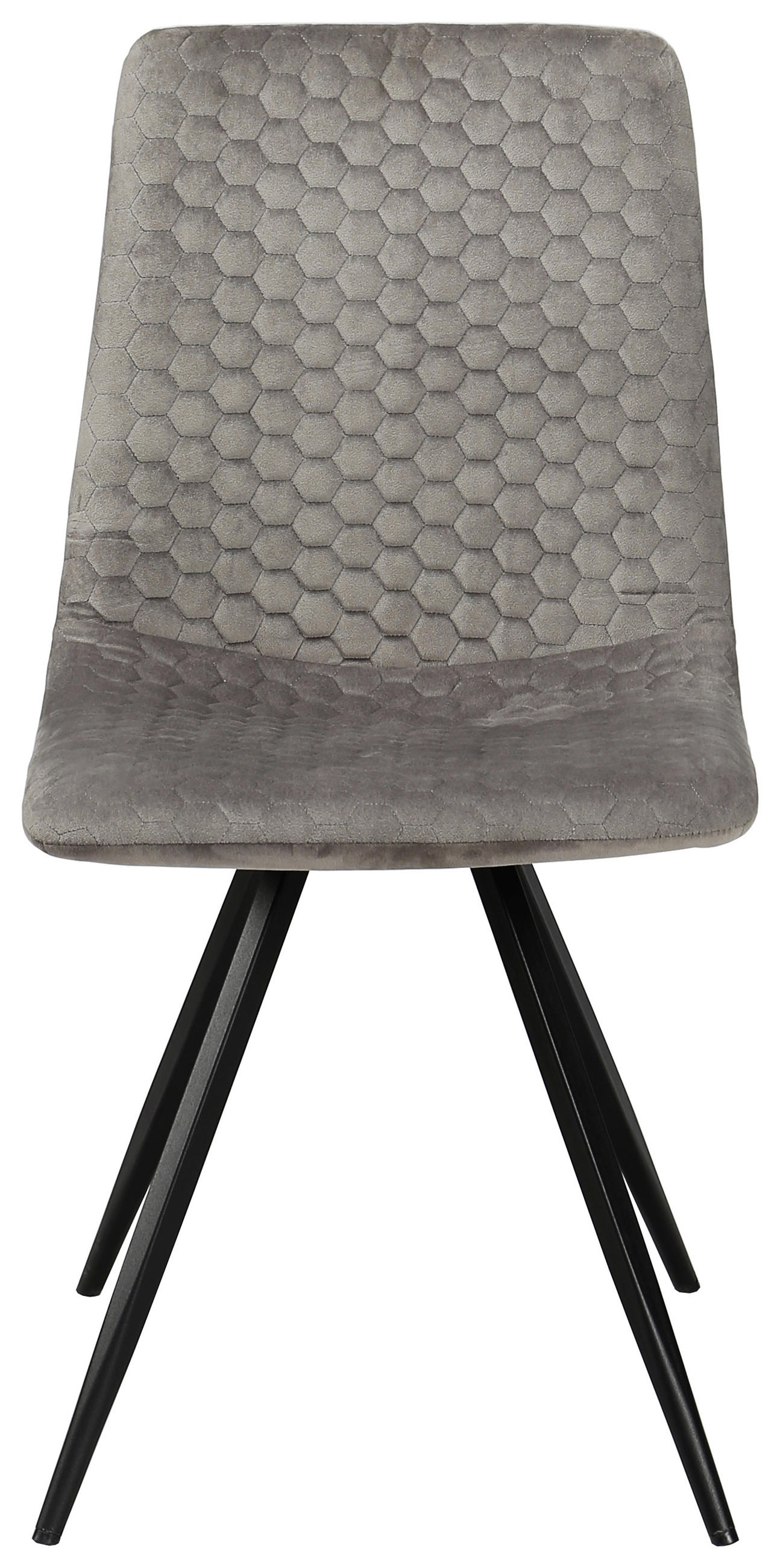 STOLIČKA, 43,5/84/53 cm - čierna/sivá, Design, kov/textil (43,5/84/53cm) - Carryhome