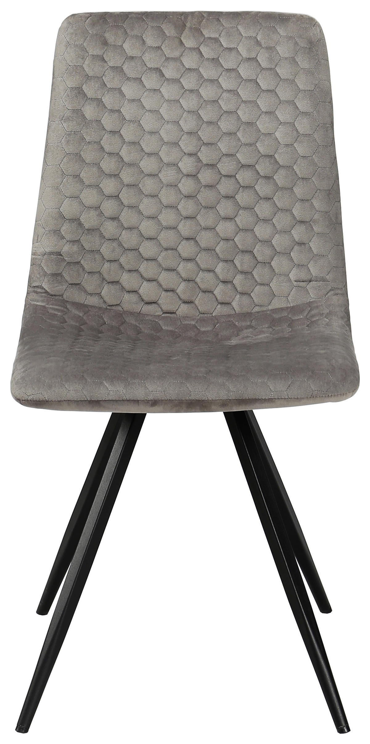 ŽIDLE, šedá - šedá/černá, Design, kov/textil (43,5/84/53cm) - Carryhome