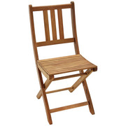 GARTENKLAPPSTUHL Eukalyptusholz Naturfarben - Naturfarben, KONVENTIONELL, Holz (40/87/50cm)