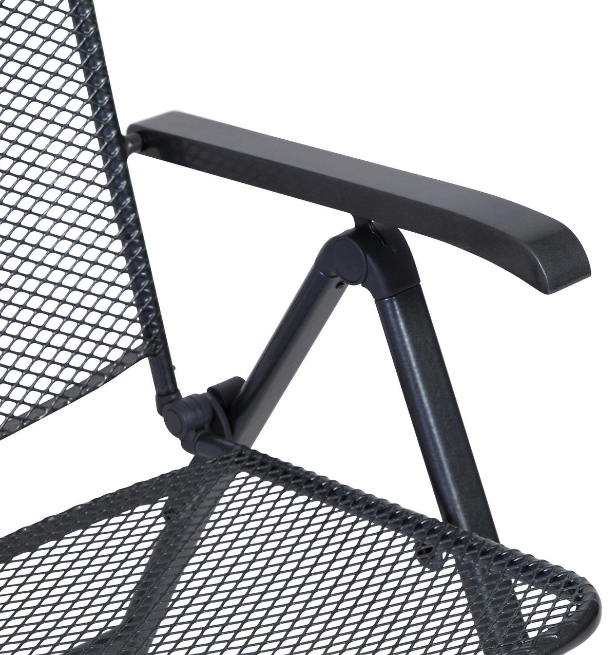 GARTENSTUHL Metall Grau  - Grau, Basics, Metall (58/108/64cm) - Gardenson