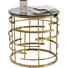 BEISTELLTISCH in Goldfarben - Goldfarben, Trend, Glas/Metall (55/55/55cm) - Kare-Design BEISTELLTISCH in Goldfarben - Goldfarben, Trend, Glas/Metall (55/55/55cm) - Kare-Design