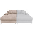 BIGSOFA Cord Rosa  - Schwarz/Rosa, MODERN, Kunststoff/Textil (117/93/190cm) - Carryhome
