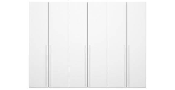 DREHTÜRENSCHRANK 301/223/60 cm 6-türig Weiß - Weiß, Trend, Holzwerkstoff/Metall (301/223/60cm) - Novel