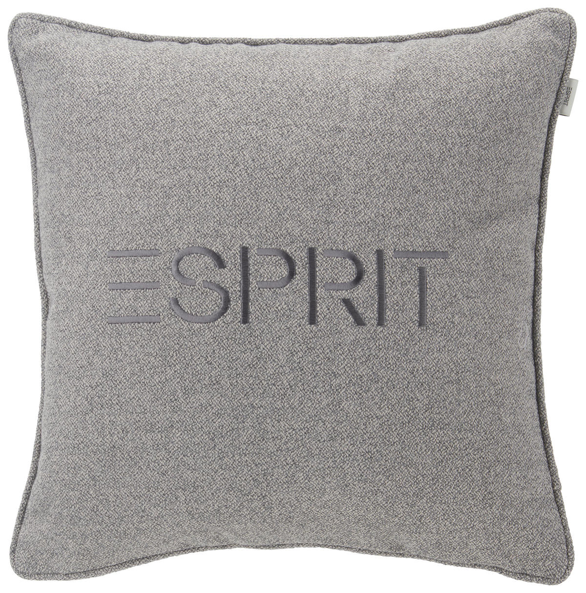 KISSENHÜLLE E-Signature  - Grau, Basics, Textil (45/45cm) - Esprit