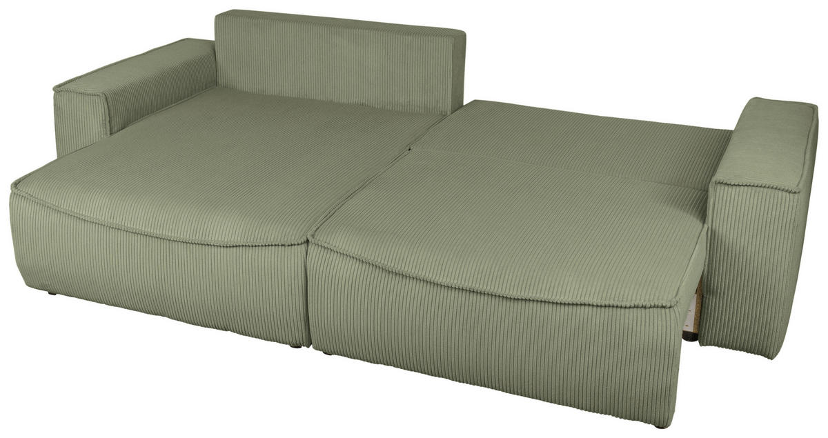 Freisteller von Carryhome ECKSOFA Olivgrün Cord.
