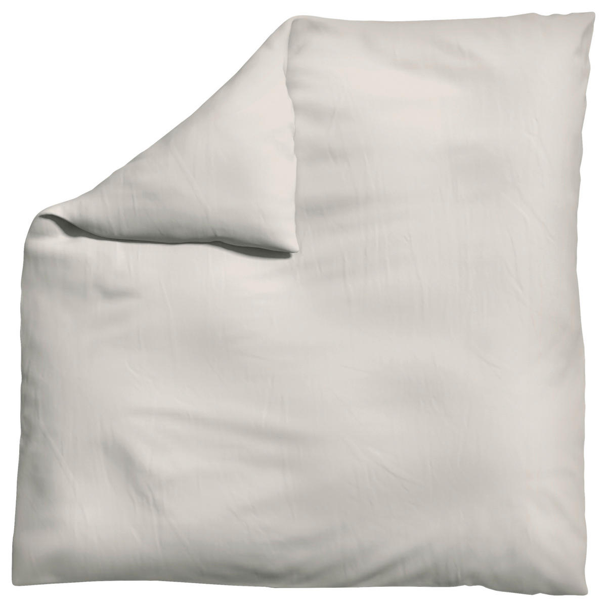 BETTDECKENBEZUG KNITTED JERSEY Jersey 200/200 cm  - Beige, Basics, Textil (200/200cm) - Schlafgut